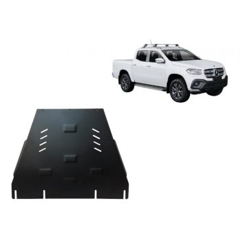   Mercedes X-Klasse 2017-2020 SCUT Acél sebességváltó és differenciálmű védőlemez