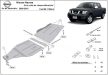 Nissan Navara 2005-2015 SCUT Aluminium sebességváltó és differenciálmű védőlemez