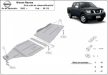 Nissan Navara 2005-2015 SCUT Acél sebességváltó és differenciálmű védőlemez