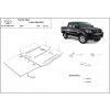 Toyota Hilux 2004-2015 SCUT Acél differenciál védőlemez