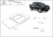 Toyota Hilux 2004-2015 SCUT Acél differenciál védőlemez