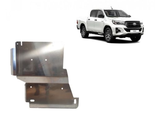 Toyota Hilux Invincible 2021-2025 SCUT Alumínium differenciál védőlemez