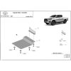   Toyota Hilux 2021-2025 SCUT Alumínium részecskeszűrő védőlemez