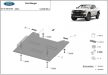Ford Ranger 2023-2025 SCUT Acél differenciál védőlemez