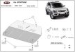Kia Sportage 2004-2010 SCUT Acél motorvédő lemez
