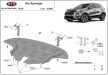 Kia Sportage 2019-2021 SCUT Acél motorvédő lemez
