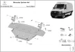 Mercedes Sprinter 4x4 2024-2025 Alumínium motorvédő lemez