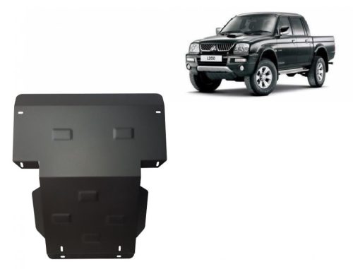 Mitsubishi L200 1998-2007 SCUT Acél motorvédő lemez