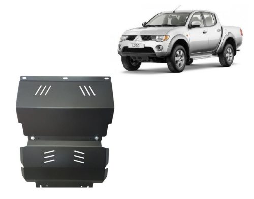 Mitsubishi L200 2005-2015 SCUT Acél motor és hűtővédő lemez