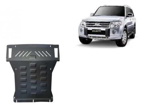 Mitsubishi Pajero 4 (V80, V90) 2007-2021 SCUT Acél motor és hűtővédő lemez