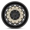   Alumínium felni 17x8 ET30 5x114.3/5x120 Sand ON Black Arsenal Black Rhino