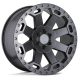 Alumínium felni 17x9 ET-12 5x127 Matte Gunmetal Warlord Black Rhino