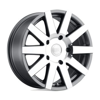   Alumínium felni 18x8 ET48 5x130 Gloss Gunmetal W/ Mirror-cut Face Journey Black Rhino