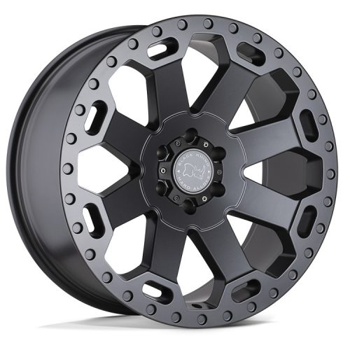 Alumínium felni 18x9 ET-12 5x127 Matte Gunmetal Warlord Black Rhino