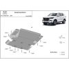 SsangYong Rexton 2017-2025 SCUT Acél motorvédő lemez