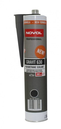 Novol 630 P5 GRAVIT rugalmas PUR tömítő - fekete 300ml (12)