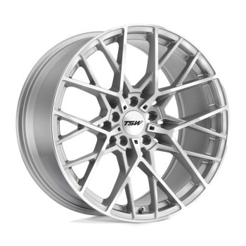   Alumínium felni 20x8.5 ET40 5x108 Sebring Silver W/ Mirror CUT Face TSW