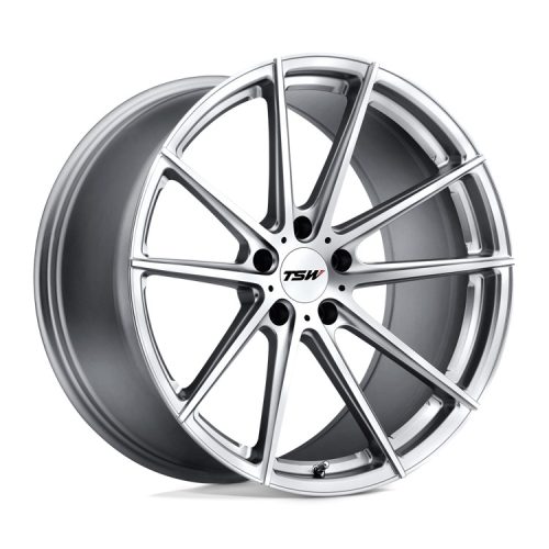 Alumínium felni 20x9 ET20 5x114.3 Bathurst Silver W/ Mirror CUT Face TSW