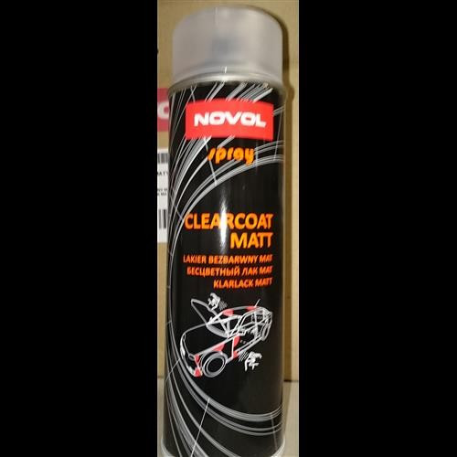 Novol CLEARCOAT matt lakk spray - színtelen 500ml (6)
