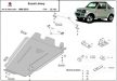 Suzuki Jimny 1998-2018 SCUT Acél differenciál és osztomű védőlemez