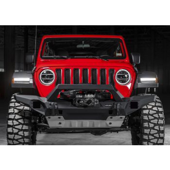   RIVAL4x4 alumínium első lökhárító csörlőtartós Jeep Wrangler JL, JK 2007-2018; 2017->; Jeep Gladiator JT