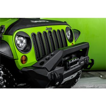   RIVAL4x4 alumínium első lökhárító "STUBBY" csörlőtartós Jeep Wrangler JK, JL,Gladiator JT