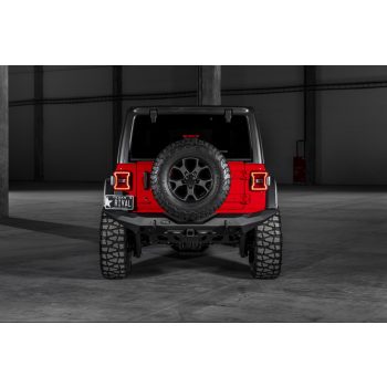   RIVAL4x4 alumínium hátsó lökhárító vonóhorog tartóval Jeep Wrangler JL 2017->