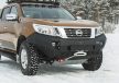 RIVAL4x4 alumínium első lökhárító csörlőtartós LED-del Nissan Navara D23 NP300 2015->