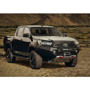   RIVAL4x4 alumínium első lökhárító csörlőtartós LED-del Toyota Hilux Rocco/Invincible 2021->