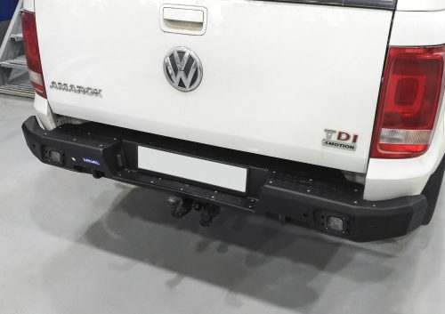 RIVAL4x4 alumínium hátsó lökhárító vonóhorog tartóval LED-del Volkswagen Amarok 2010-2016, 2016->
