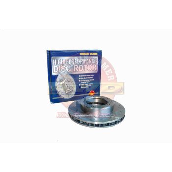   Terrain Tamer fúrt és mart hűtött féktárcsa első HD Toyota Landcruiser FZJ HDJ UZJ 100 1998->