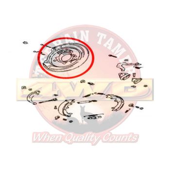   Terrain Tamer Kézifék konzol hátsó jobb oldali tárcsafékhez Toyota Landcruiser FZJ HZJ VDJ 76 78 79 1999->