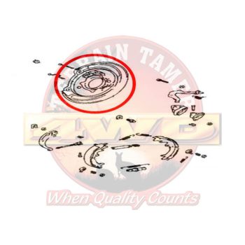   Terrain Tamer Kézifék konzol hátsó bal oldali tárcsafékhez Toyota Landcruiser FZJ HZJ VDJ 76 78 79 1999->