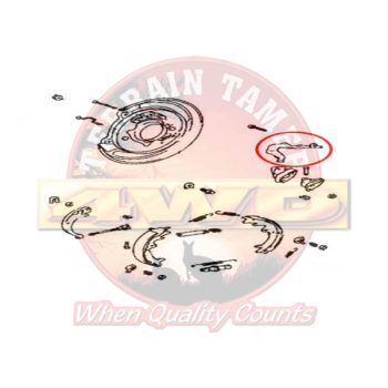   Terrain Tamer Kézifék kilincs jobb oldali tárcsafékhez (Bell Crank Parking Brake R/H Suits Disc Brake) Toyota Landcruiser FZJ HZJ 105 75 FZJ HDJ 78 79 80 HDJ UZJ 100 HZJ VDJ 78 79 VDJ 76 KZJ RZJ VZJ 90 95 1996->