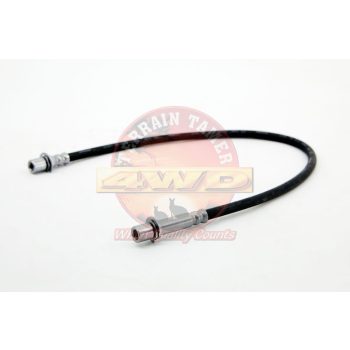   Terrain Tamer Fékcső első jobb vagy bal oldali 200 mm-el hosszabb mint a gyári (Brake Hose Front R/H Or L/H 200Mm Longer Than Original) Toyota Hilux LN 106 46 60 61 65 RN 105 36 46 YN 106 60 63 65 67 1979-1998
