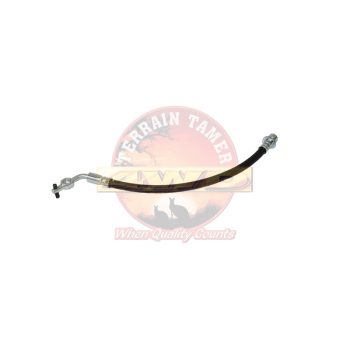   Terrain Tamer Fékcső első jobb vagy bal oldali (Brake Hose Front R/H Or L/H) Toyota Landcruiser FZJ HDJ HZJ 80 1992->