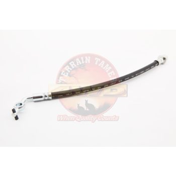   Terrain Tamer Fékcső első jobb vagy bal oldali ABS-el szerelt vagy ABS nélküli modellekhez (Brake Hose Front R/H Or L/H With & Without Abs)Toyota Landcruiser FZJ HZJ 1051998->