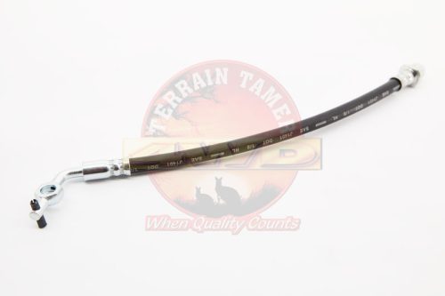 Terrain Tamer Fékcső első jobb vagy bal oldali ABS-el szerelt vagy ABS nélküli modellekhez (Brake Hose Front R/H Or L/H With & Without Abs)Toyota Landcruiser FZJ HZJ 1051998->