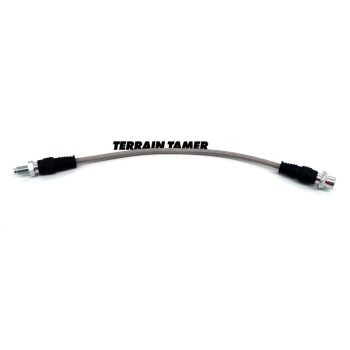   Terrain Tamer Fonott fékcső első középcső ABS nélküli modellhez (Braided Brake Hose Front Centre Without Abs) Toyota Landcruiser FZJ HZJ VDJ 76 78 79 HDJ 76 78 79 HZJ 71 1999->
