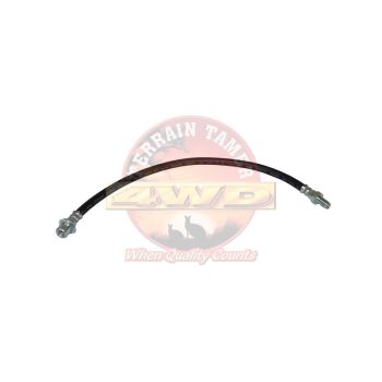   Terrain Tamer Fékcső hátsó alváztól a differenciál házig ABS nélküli modellhez (Brake Hose Rear Chassis To Diff Housing Without Abs) Toyota Landcruiser FZJ HDJ HZJ VJ 78 79 HZJ 71 VDJ 76 1999->