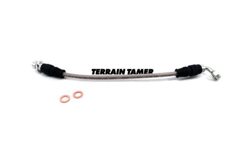 Terrain Tamer Fonott fékcső hátsó jobb oldali ABS nélküli modellhez (Braided Brake Hose Rear R/H Without Abs) Toyota Landcuriser VDJ 76 78 79 2007-2012