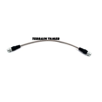   Terrain Tamer Fonott fékcső hátsó alváztól a differenciál házig (Braided Brake Hose Rear Chassis To Diff Housing) Toyota Landcruiser VDJ 76 78 79 2016->