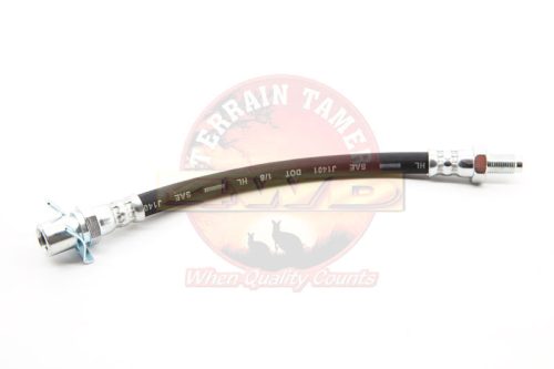 Terrain Tamer Fékcső első jobb vagy bal oldali (Brake Hose Front R/H Or L/H) Toyota Landcruiser BJ 40 42 45 FJ 40 45 HJ 47 1980-1984