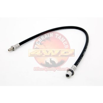   Terrain Tamer Fékcső hátsó alváztól a differenciál házig (150 mm-el hosszabb, mint a gyári) (Hose Brake Rear Body To Diff 150Mm Longer Than Original)