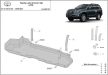 Toyota Land Cruiser J150 2009-2023 SCUT Acél üzemanyagtartály védőlemez