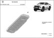Volkswagen Amarok 2022-2025 SCUT Acél üzemanyagtartály védőlemez