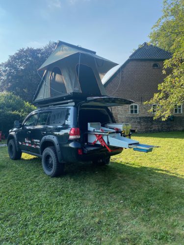 CampBoss4x4 tetősátor