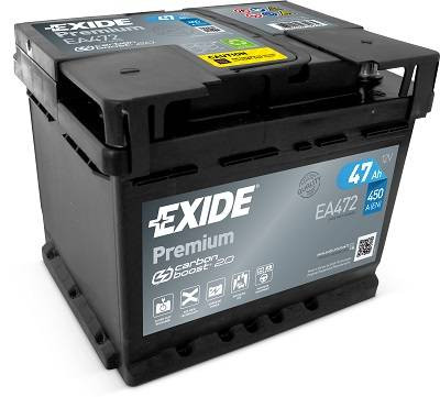 Exide Premium EA472 47Ah/450A akkumulátor - jobb pozitív