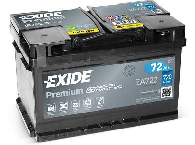 Exide Premium EA722 72Ah/720A akkumulátor