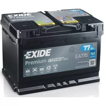 Exide Premium EA770 77Ah/760A akkumulátor- jobb pozitív